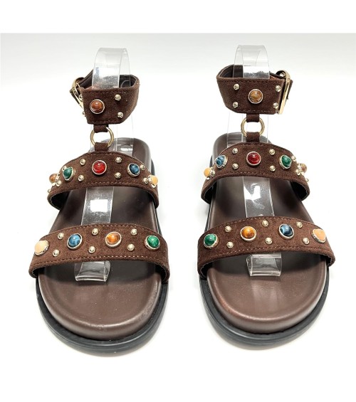 SANDALIA ASHARA MARRON 2