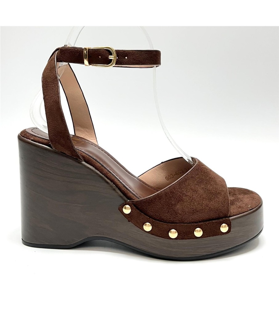 SANDALIA AFRA MARRON