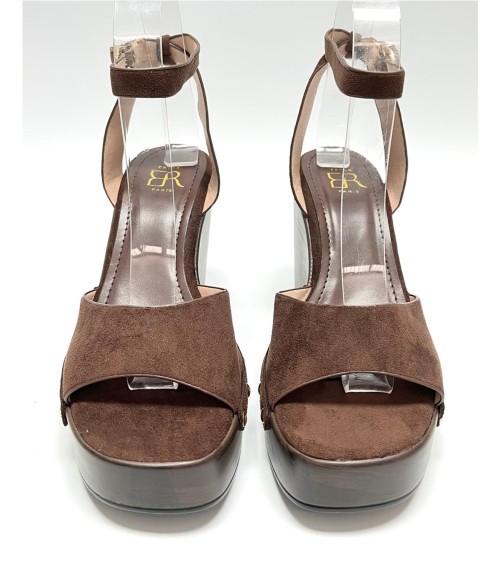 SANDALIA AFRA MARRON