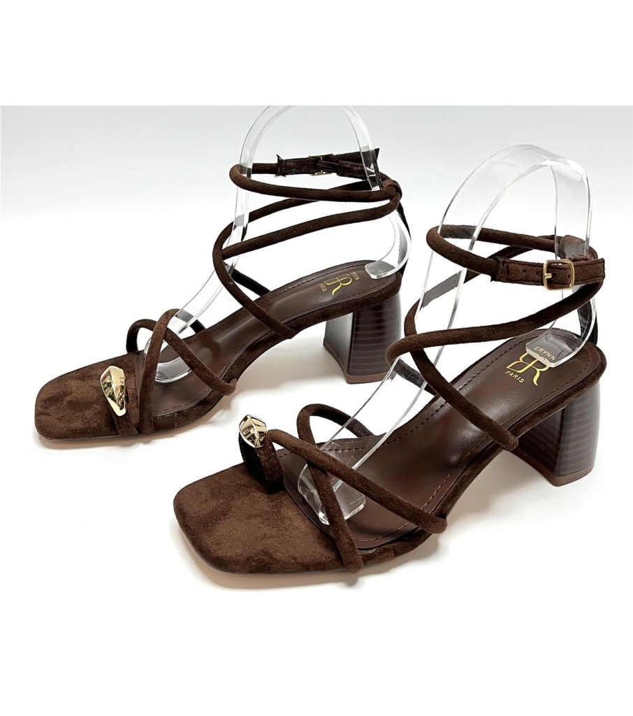 SANDALIA ALCIONE MARRON