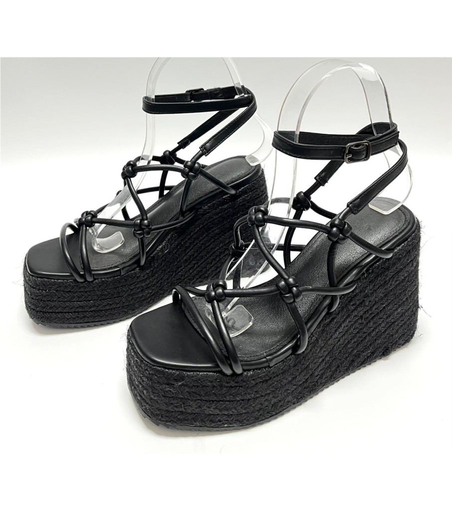 SANDALIA AURORA NEGRO