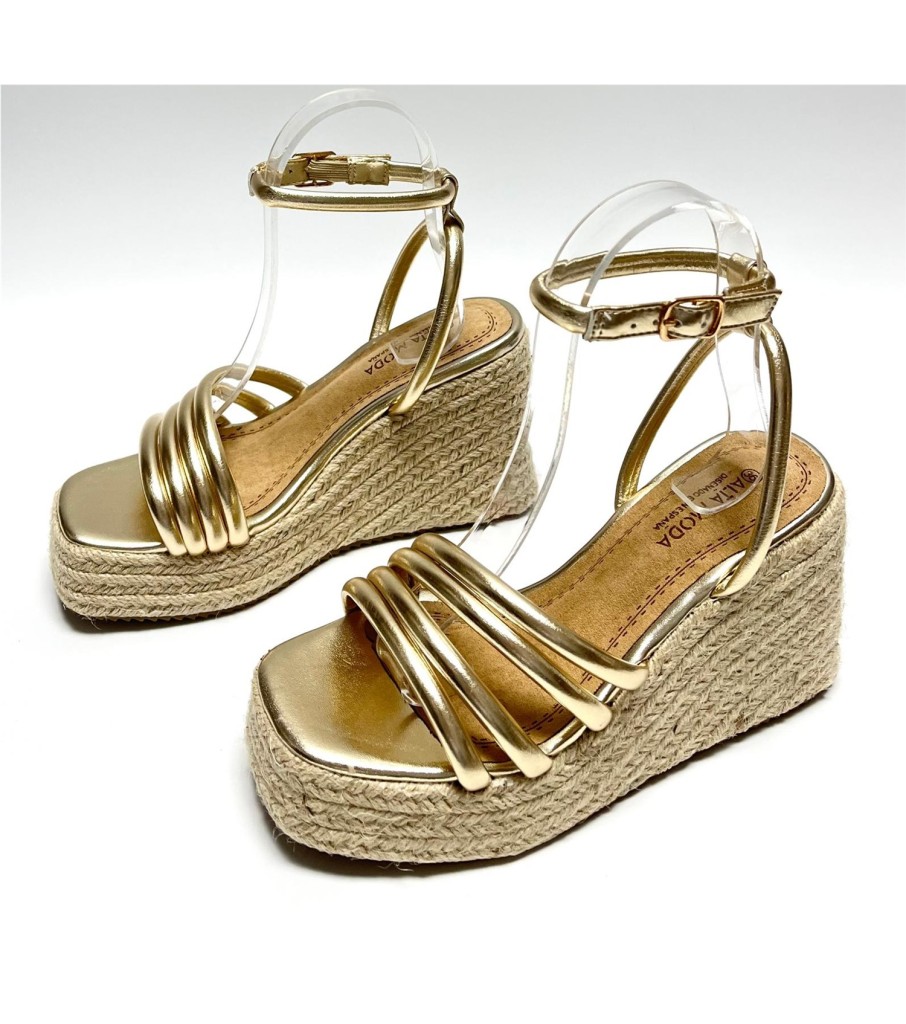 SANDALIA BERNA DORADO