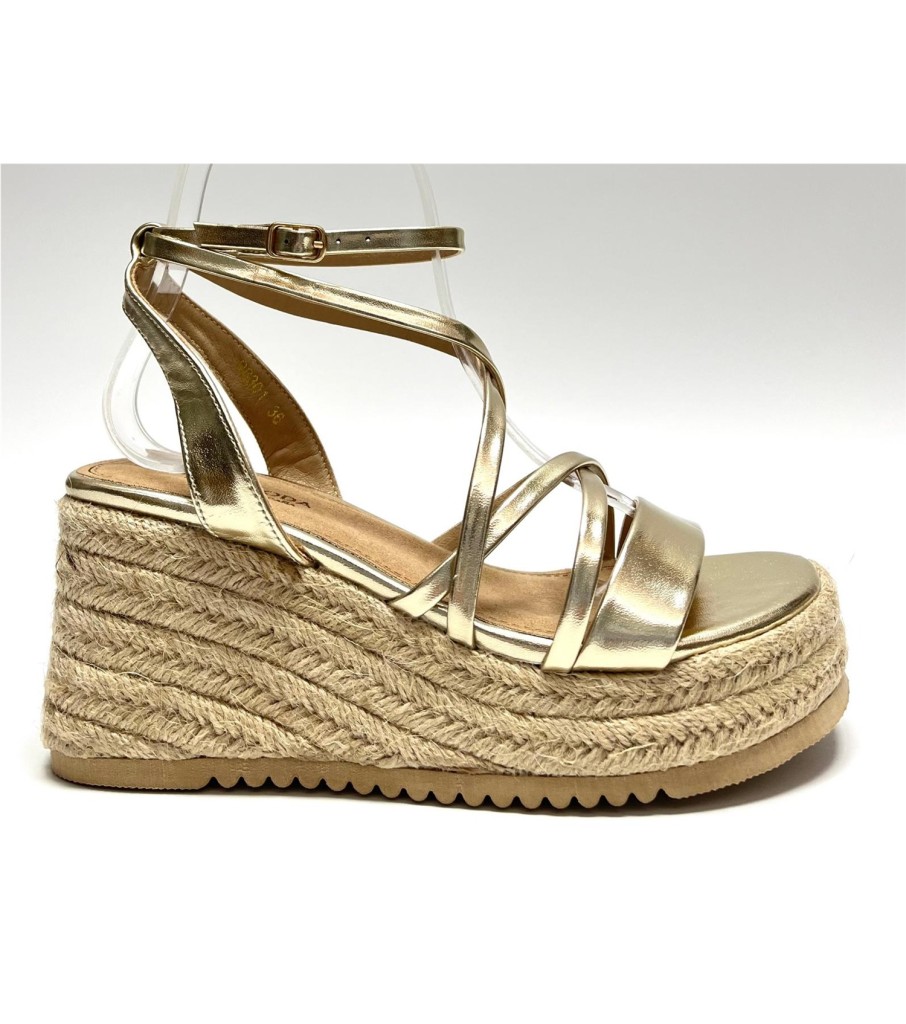 SANDALIA BRUNA DORADO