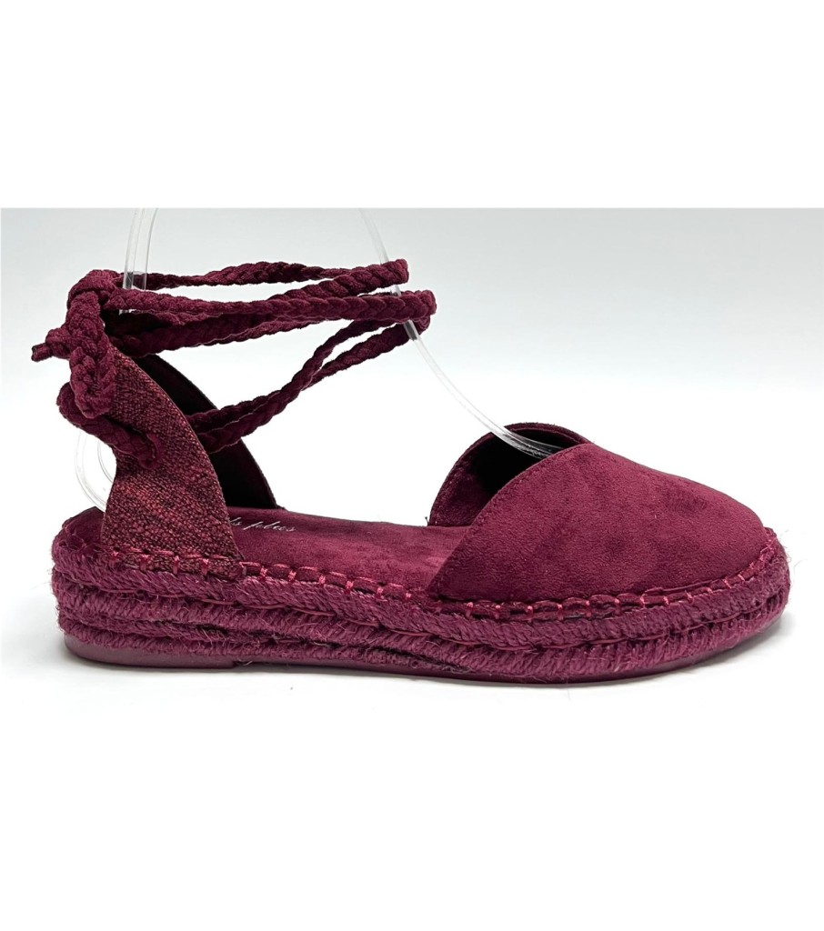 ALPARGATA CARINA GRANATE