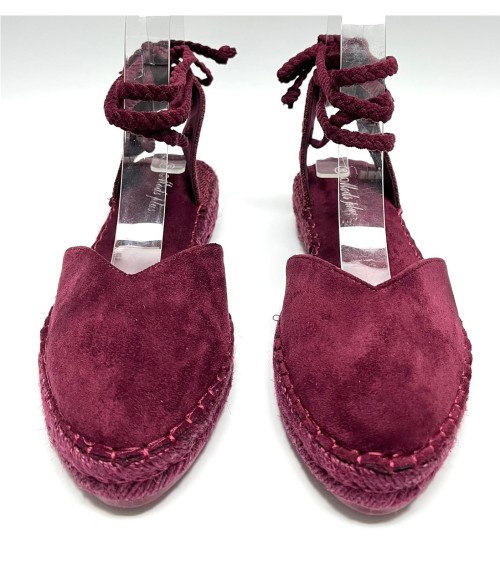 ALPARGATA CARINA GRANATE 2