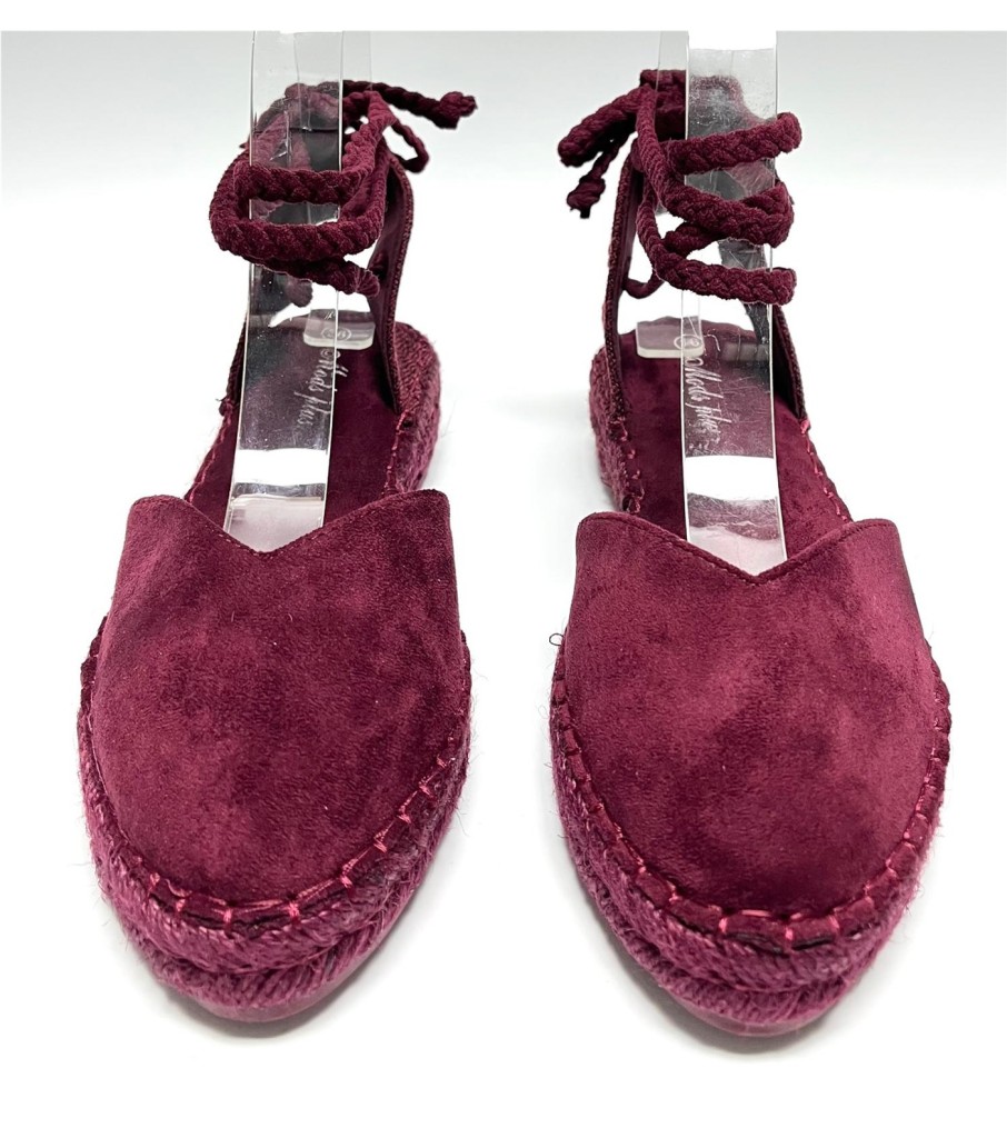 ALPARGATA CARINA GRANATE