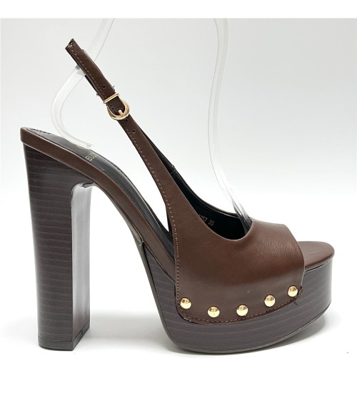 SANDALIA BECCA MARRON