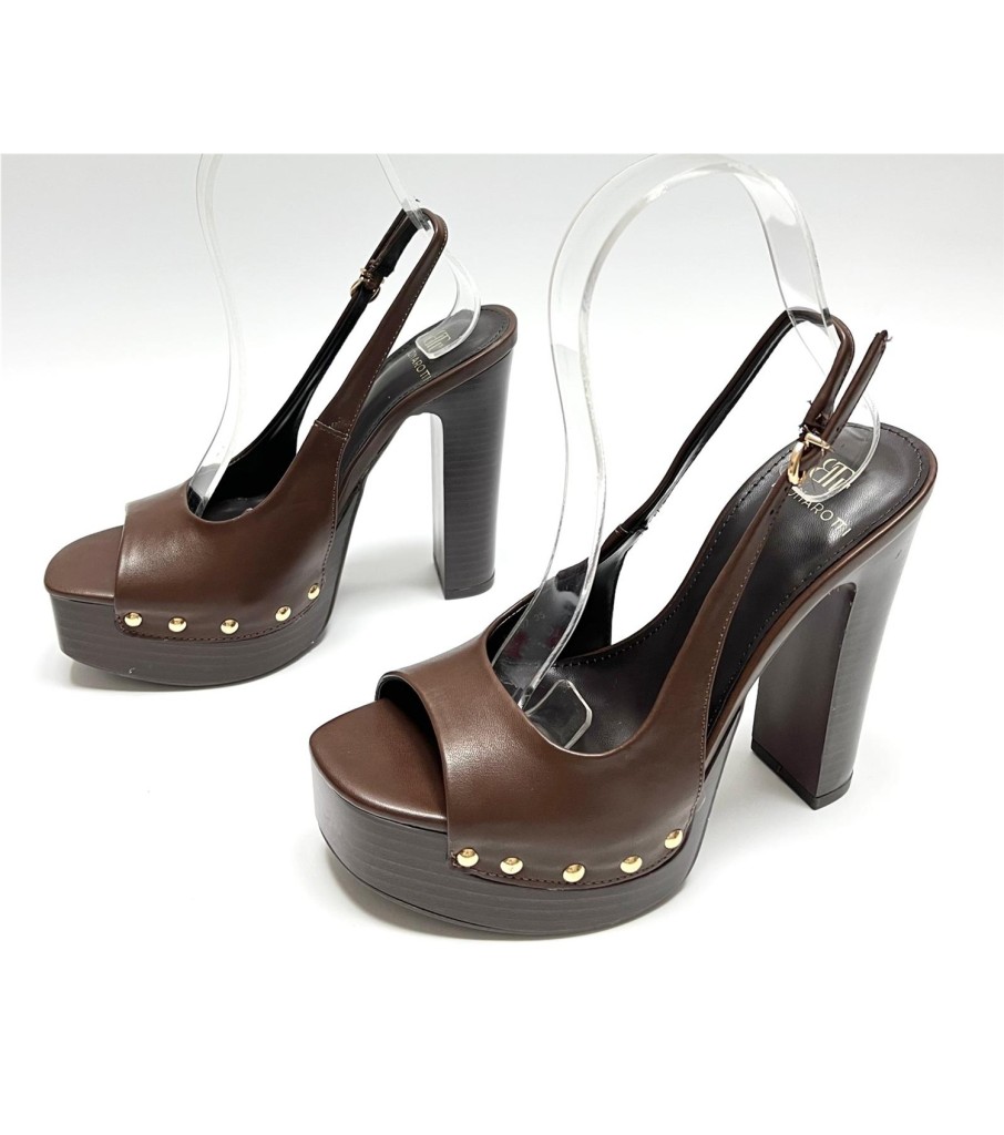 SANDALIA BECCA MARRON