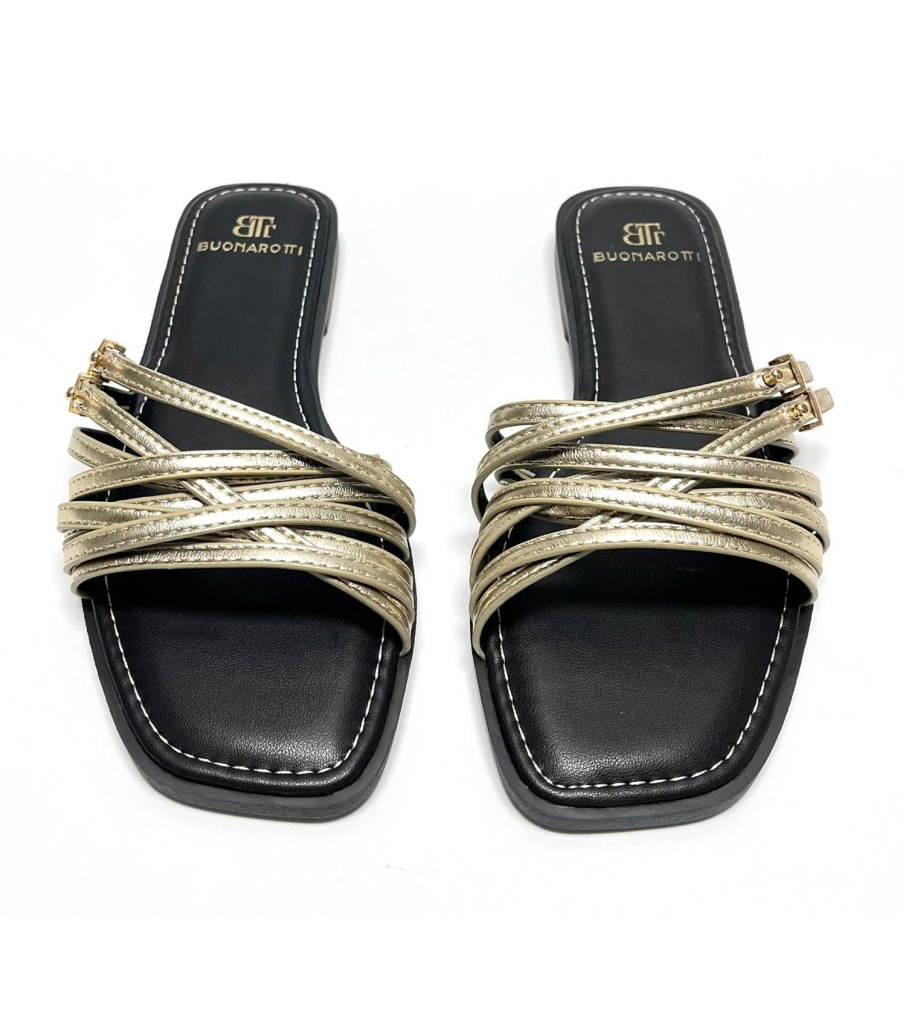 SANDALIA DAMARIS DORADO