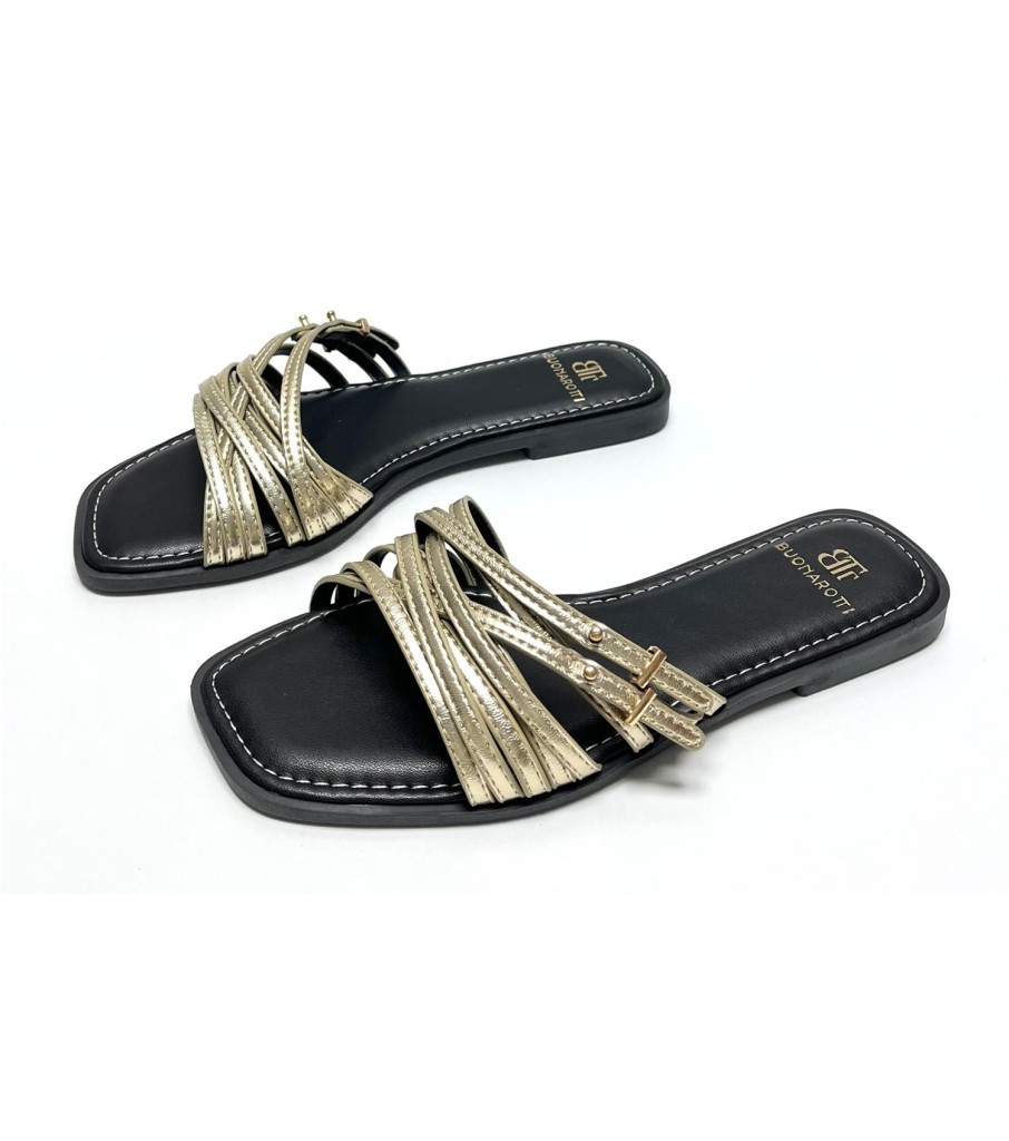 SANDALIA DAMARIS DORADO