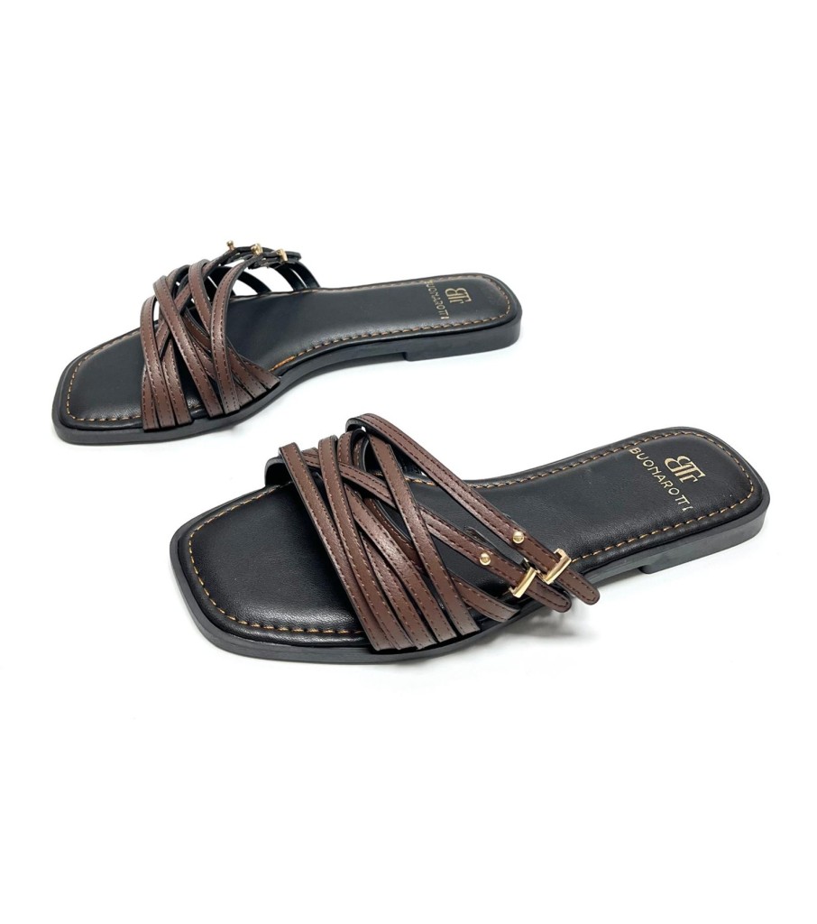 SANDALIA DAMARIS MARRON