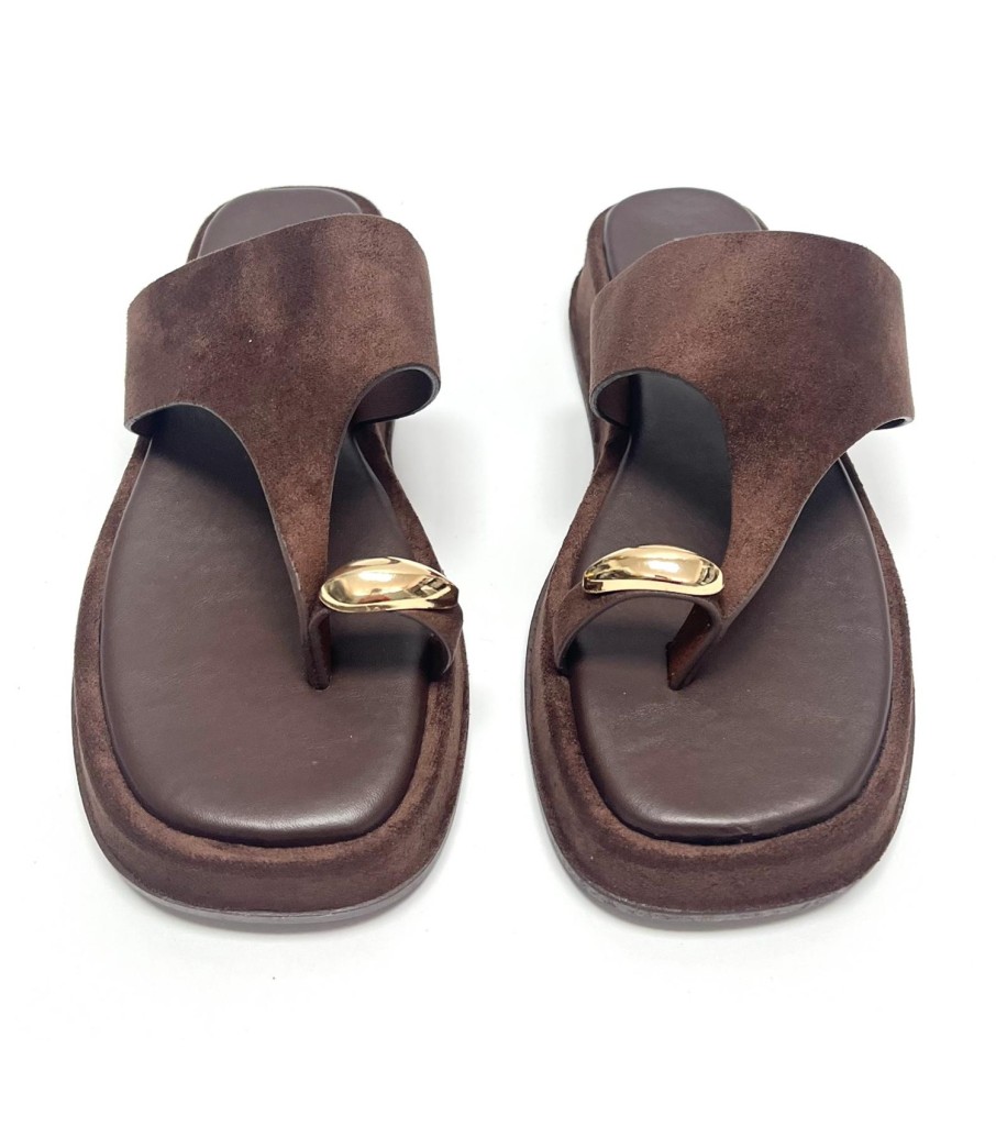 SANDALIA EBERE MARRON