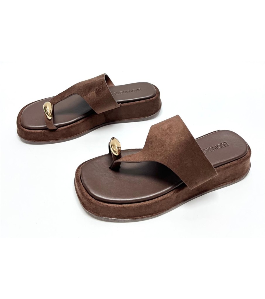 SANDALIA EBERE MARRON