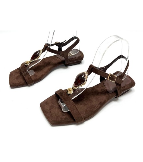 SANDALIA EIRENE MARRON