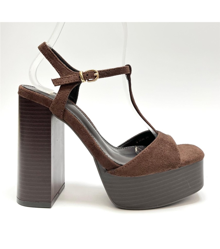 SANDALIA JADA MARRON