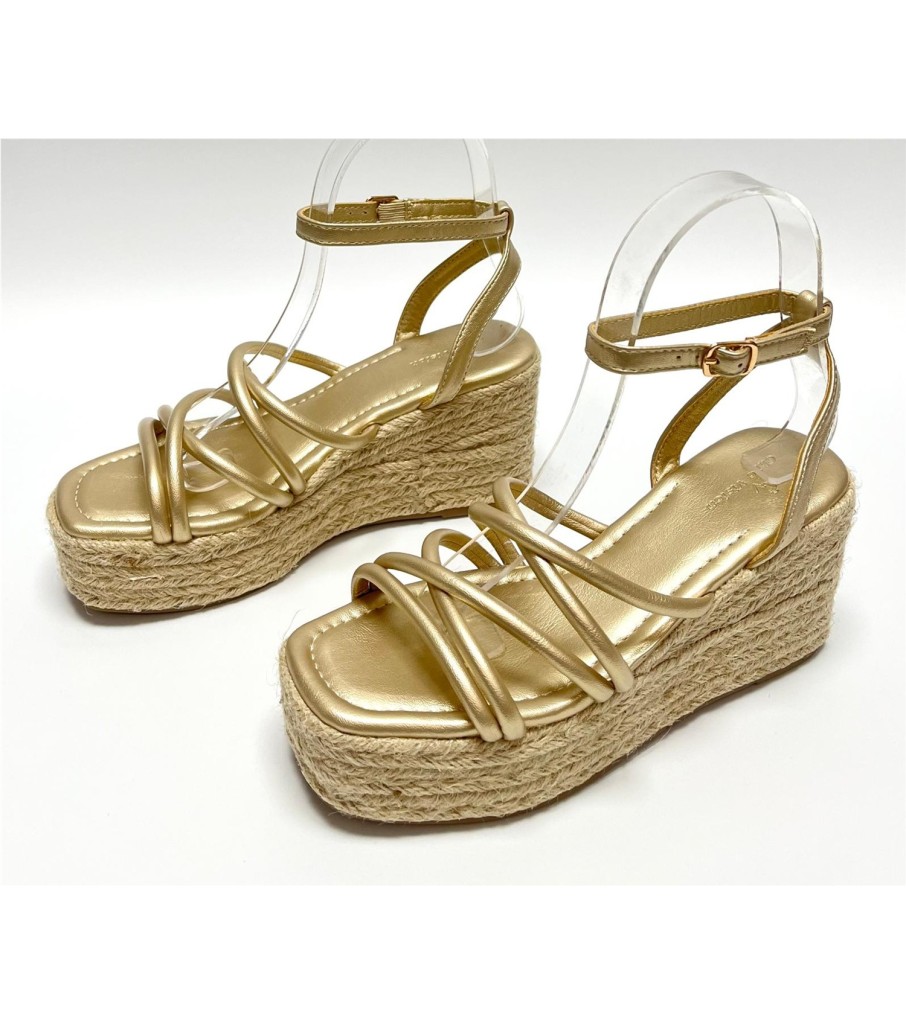 SANDALIA INDIRA DORADO