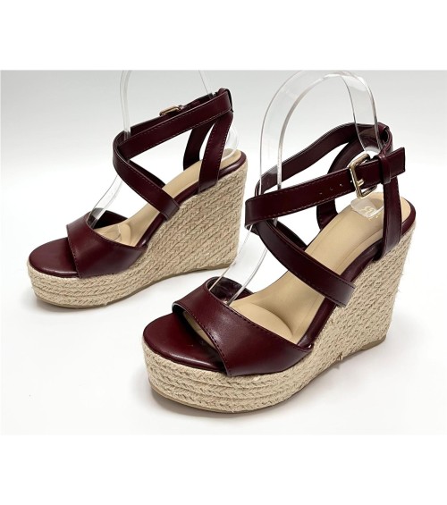 SANDALIA IVERNA GRANATE