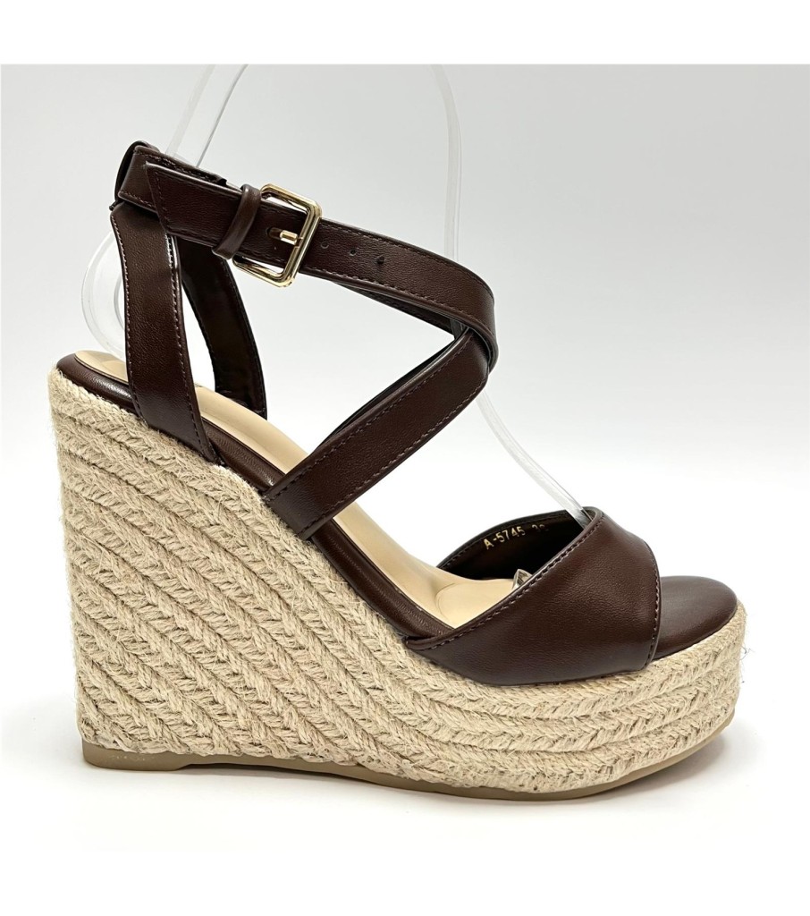 SANDALIA IVERNA MARRON