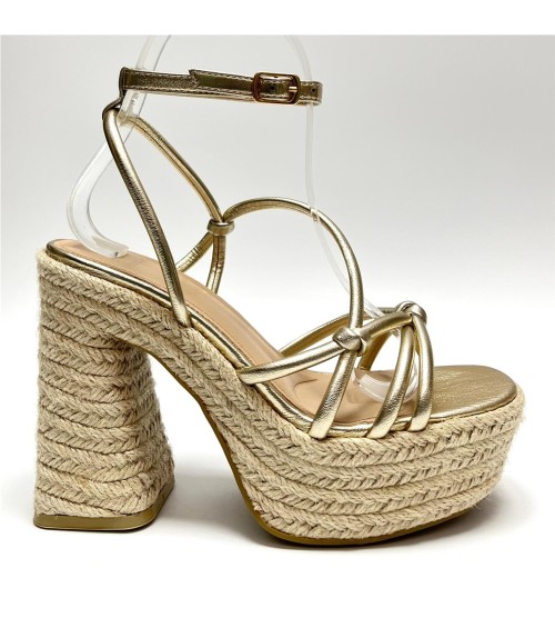 SANDALIA IVETTE DORADO