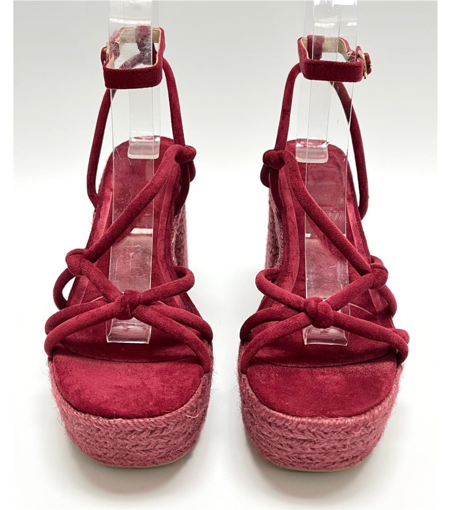 SANDALIA IVETTE GRANATE