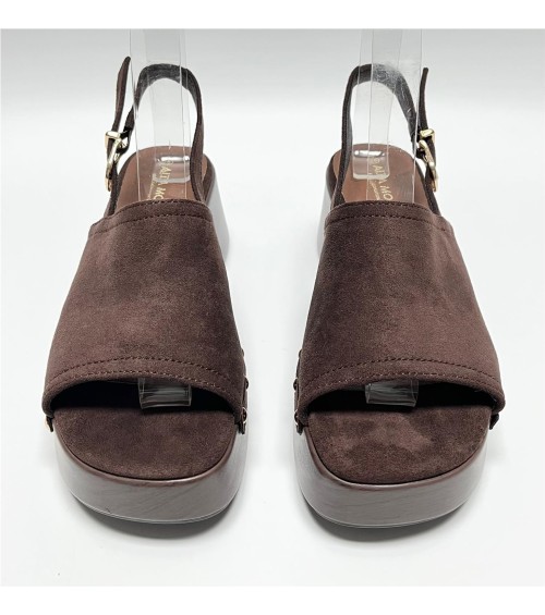 SANDALIA LIBIA MARRON 2