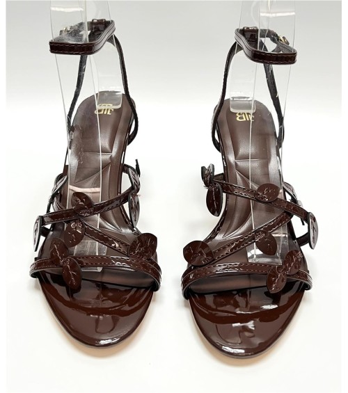 SANDALIA MALVA MARRON