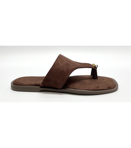 SANDALIA MINTA MARRON