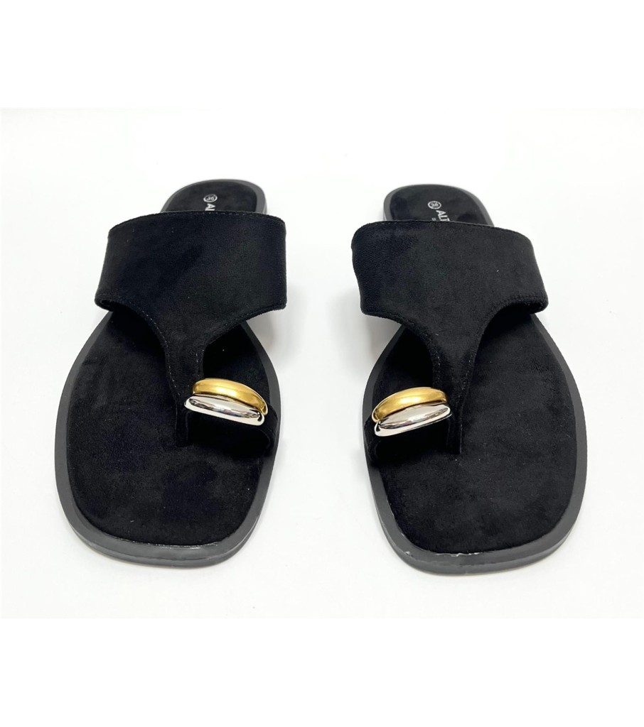 SANDALIA MINTA NEGRO