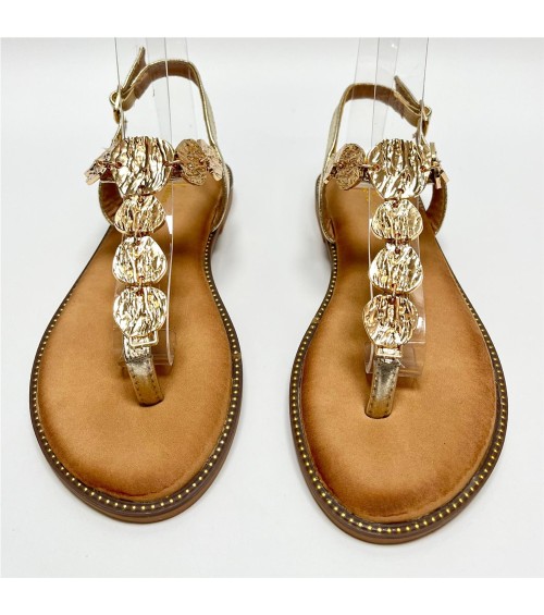 SANDALIA MIRA DORADO