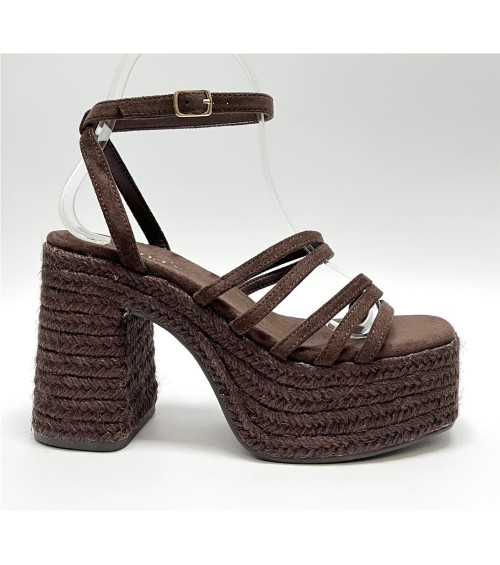 SANDALIA MORA MARRON