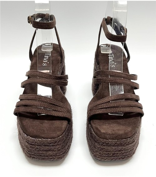 SANDALIA MORA MARRON