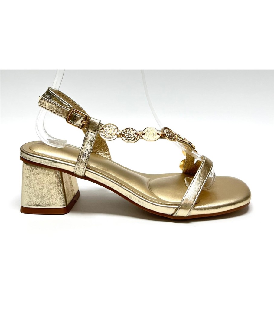 SANDALIA NAIMA DORADO