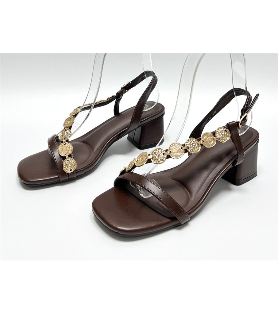 SANDALIA NAIMA MARRON