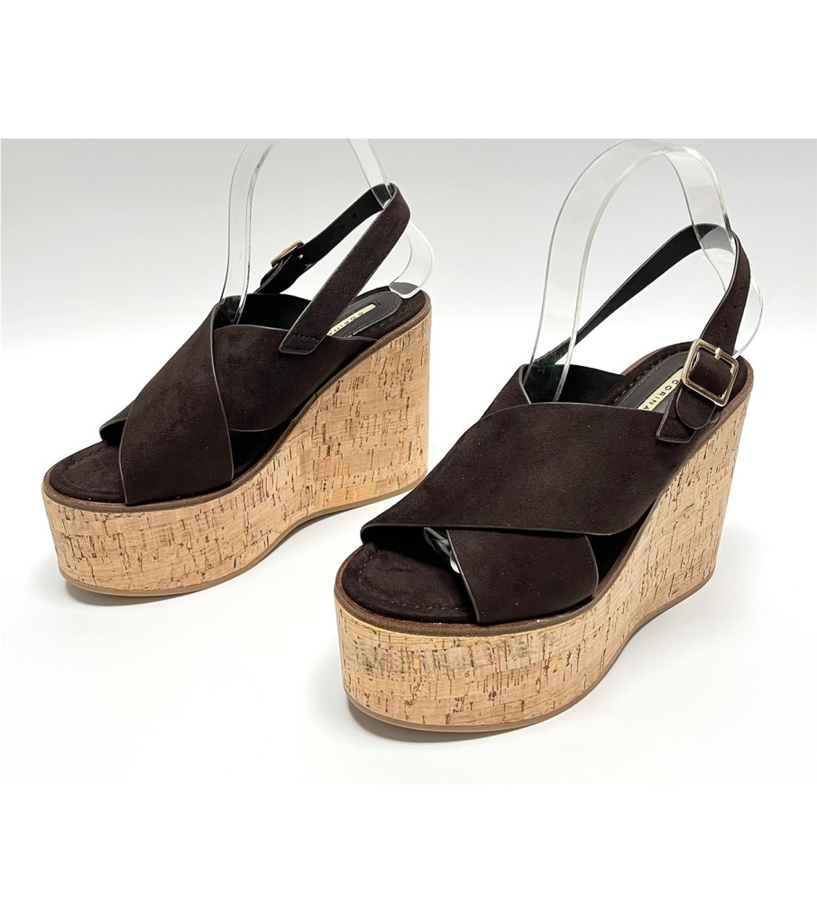 SANDALIA NASHIRA MARRON