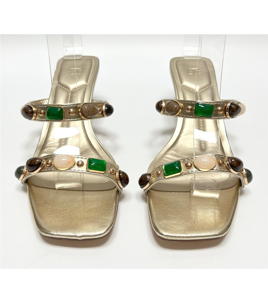 SANDALIA PIJA DORADO