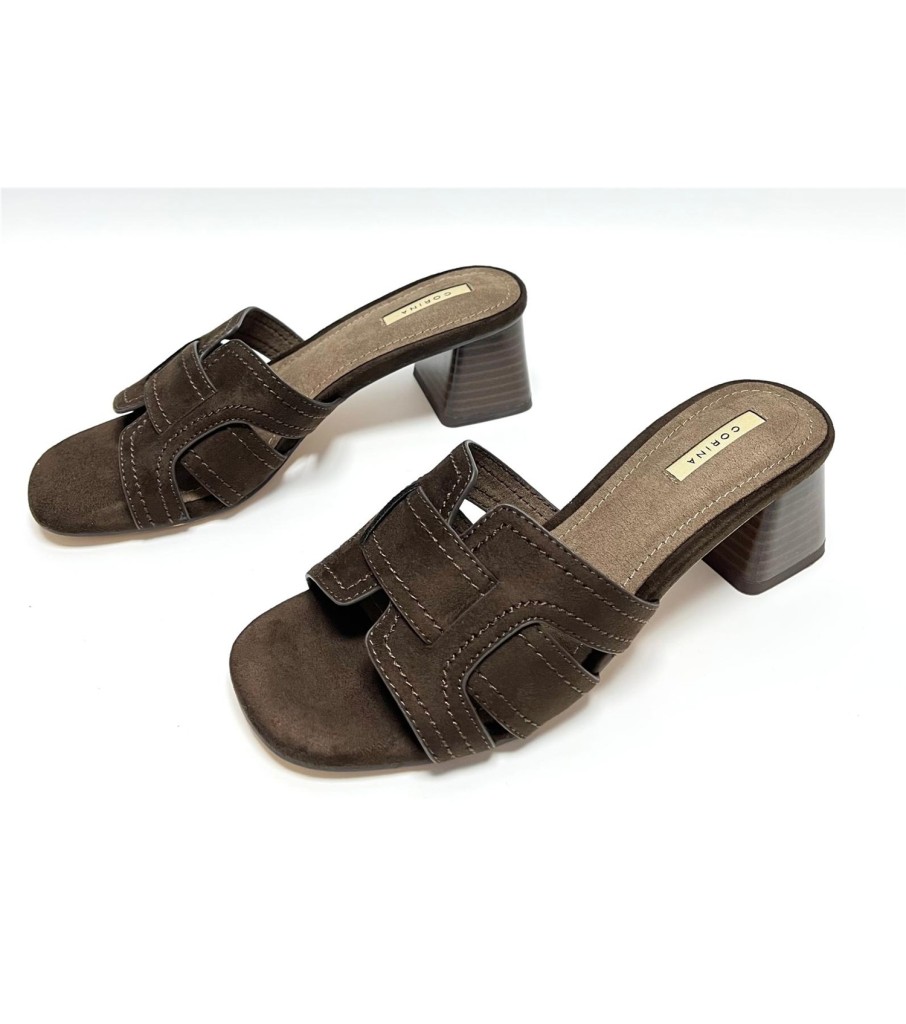 SANDALIA GALIVAN MARRON