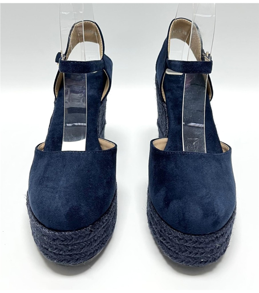 CUÑA CANDELA AZUL OSCURO