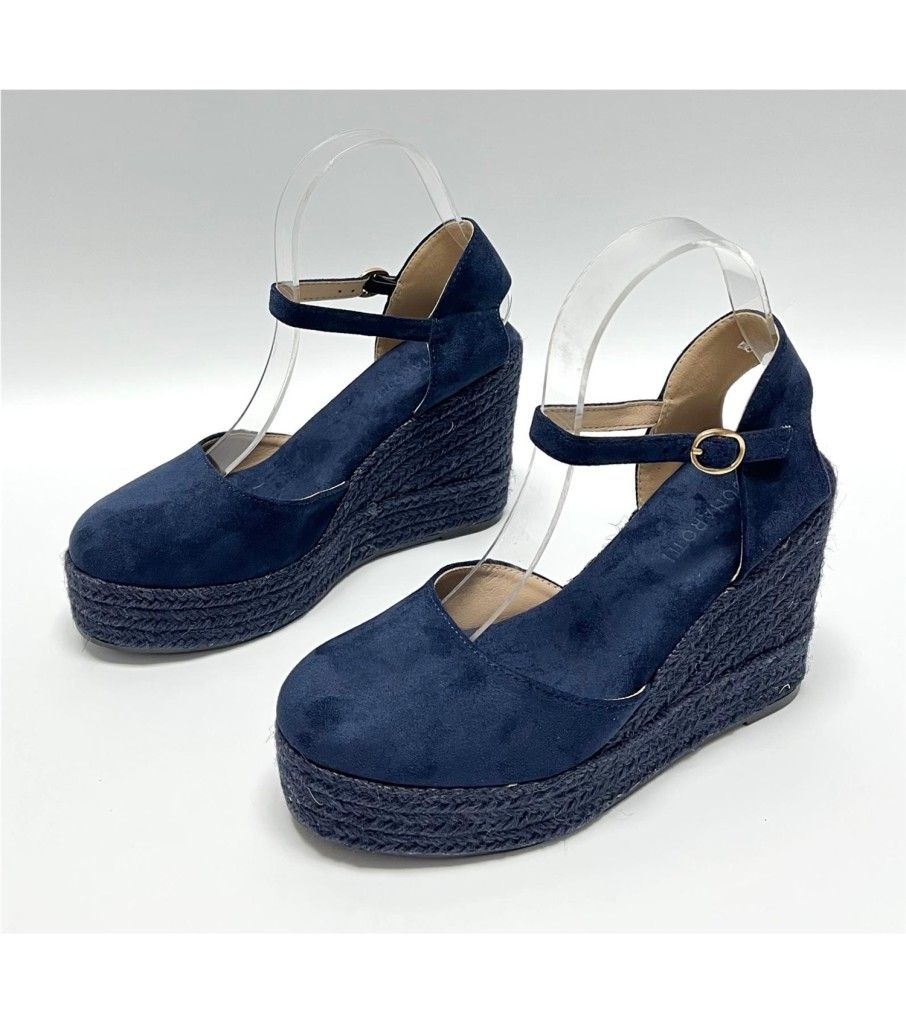 CUÑA CANDELA AZUL OSCURO