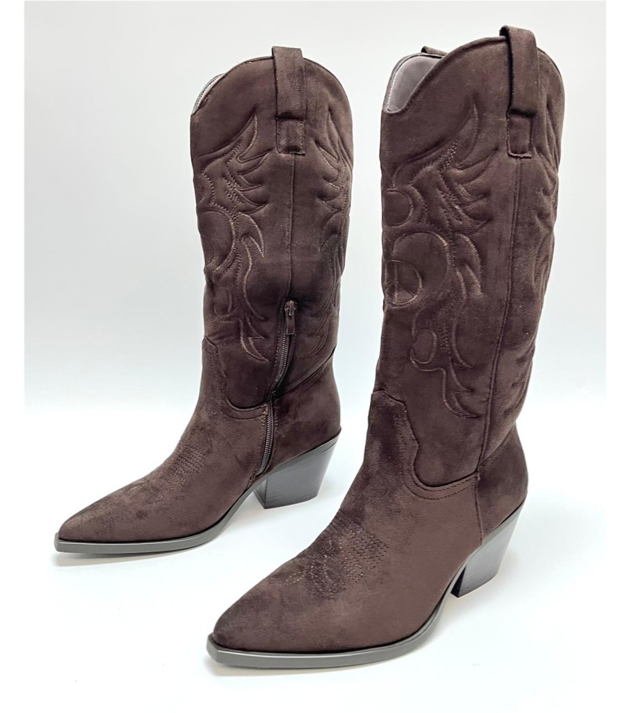 BOTA OLIVIA MARRON