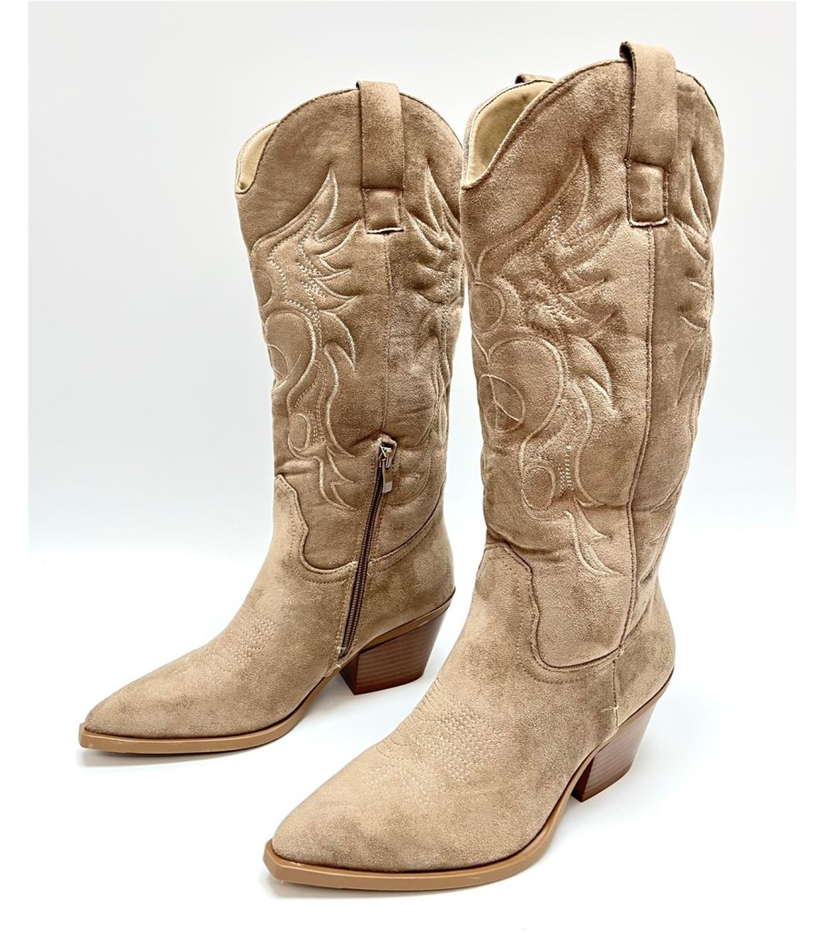 BOTA OLIVIA TAUPE