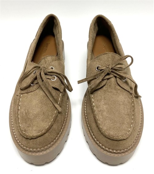 MOCASIN BLANCA TAUPE