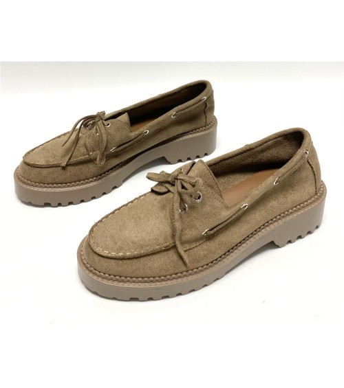 MOCASIN BLANCA TAUPE