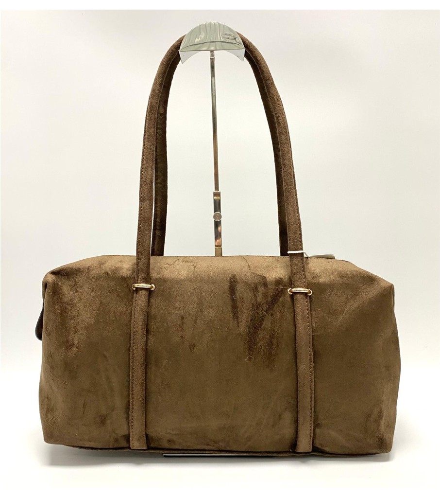 BOLSO ROCÍO MARRON
