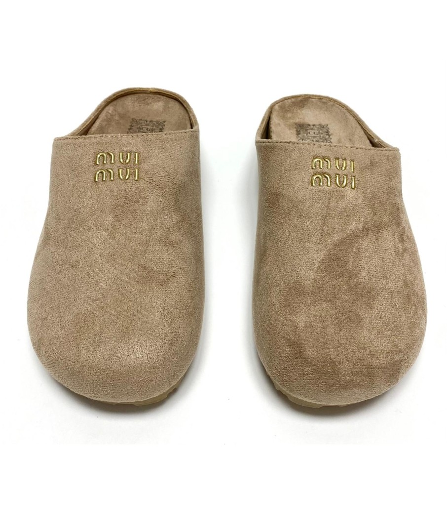 ZUECO LINA TAUPE
