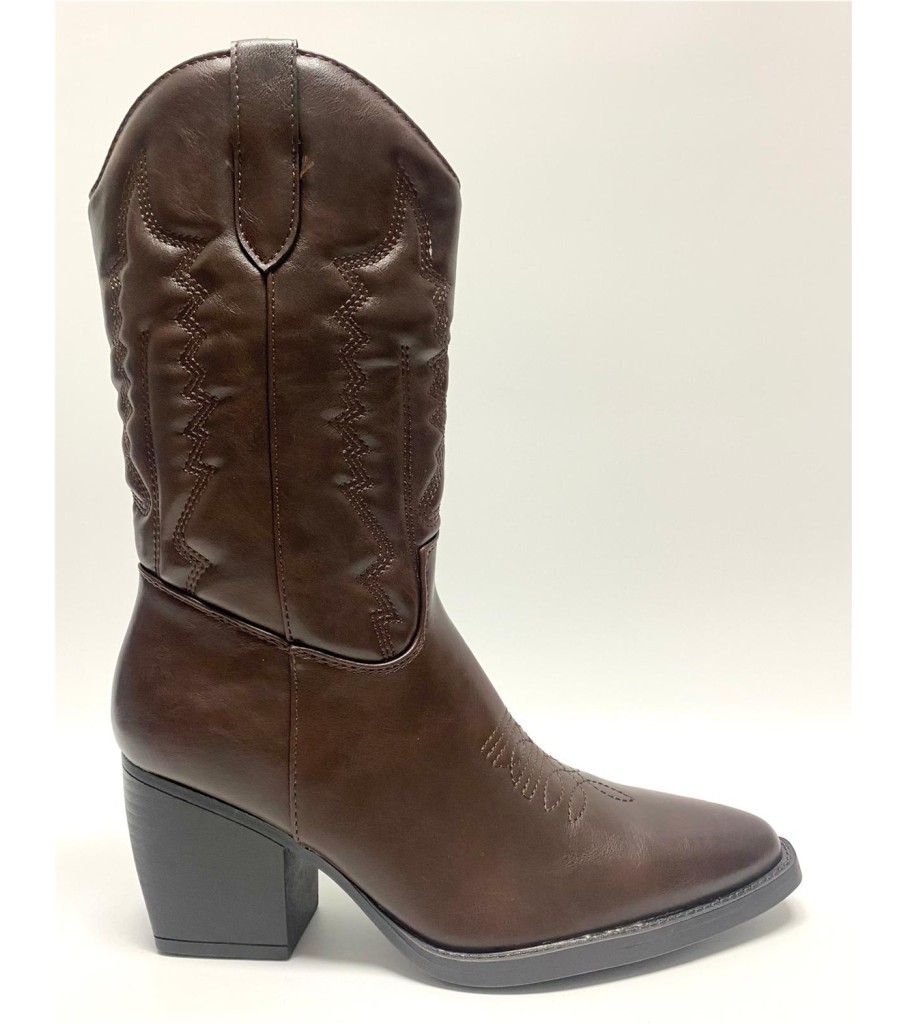 BOTA ALMUDENA MARRON