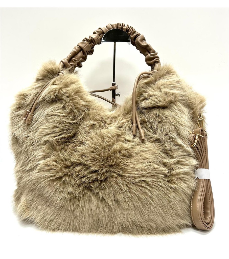 BOLSO TAMBOR CAMEL