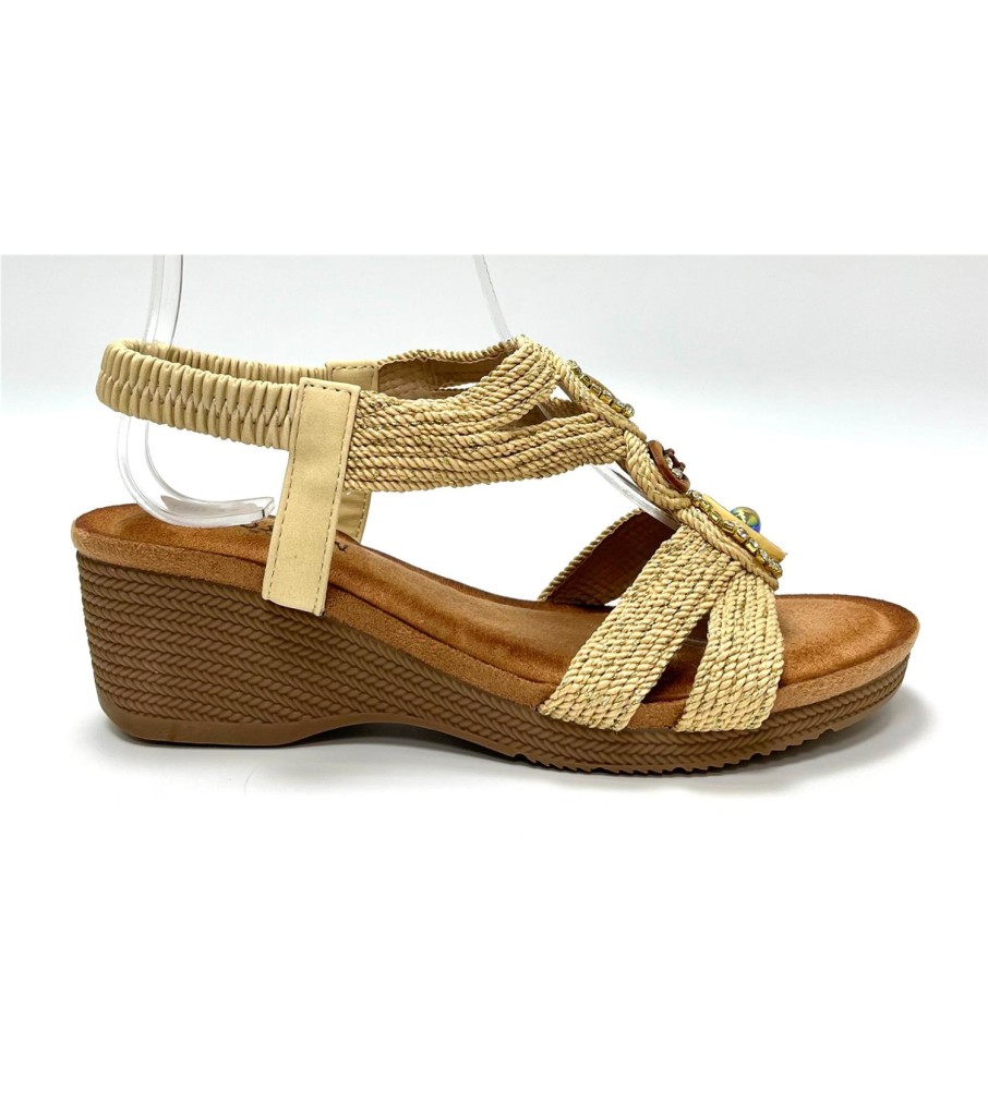 SANDALIA MONA BEIGE