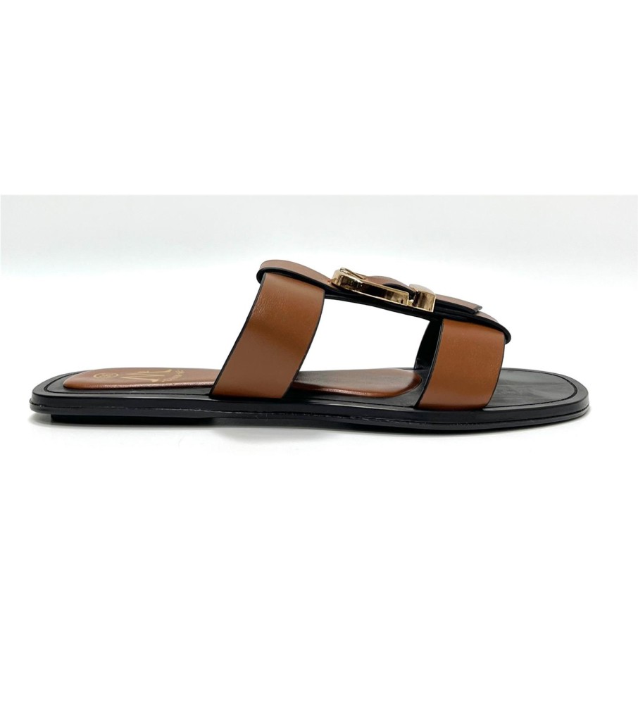 SANDALIA STRAW CAMEL