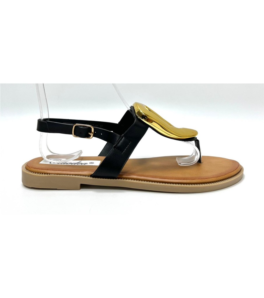 SANDALIA INSER NEGRO