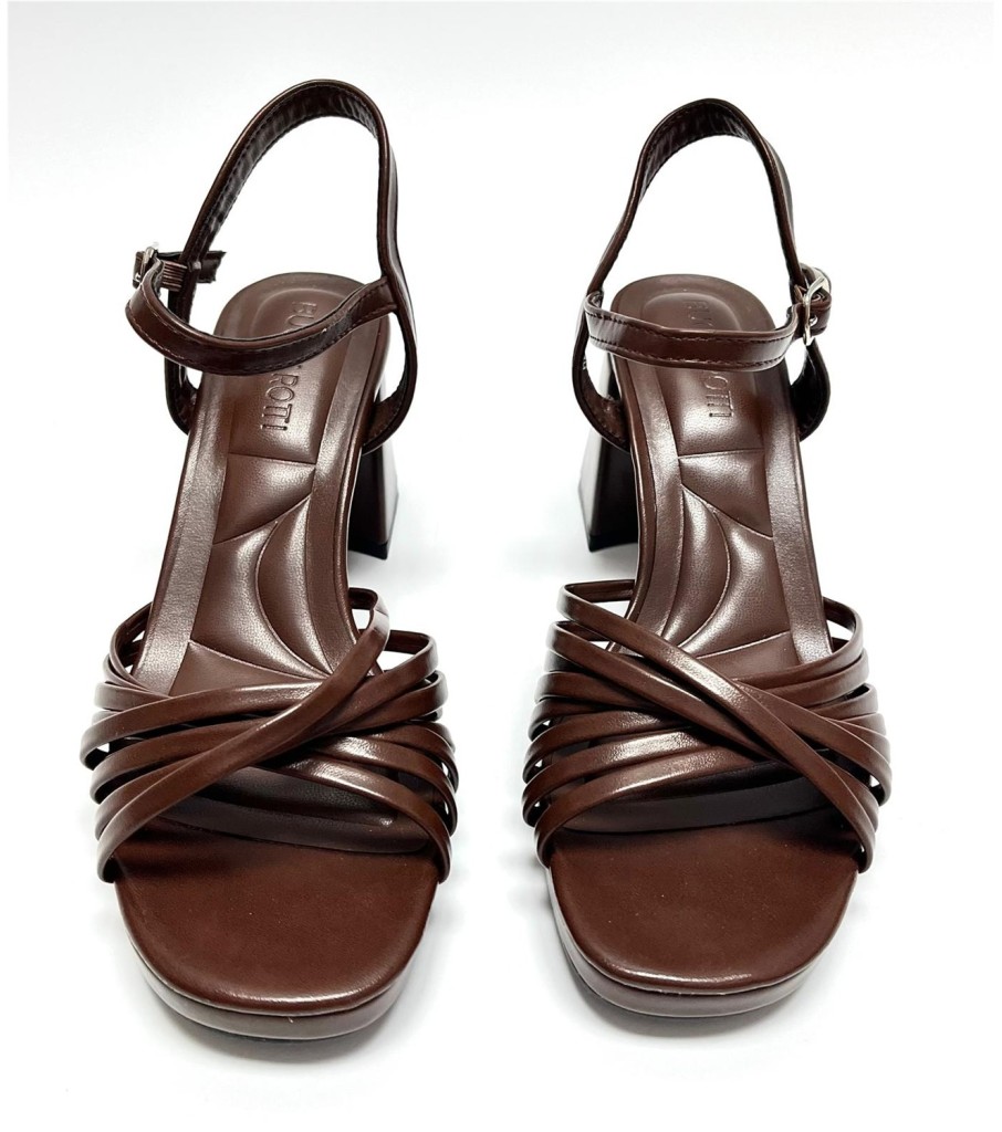 SANDALIA PAULA MARRON